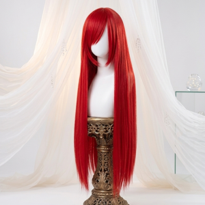 Cosropa Anime Cosplay Wig Long Soft Red Hair